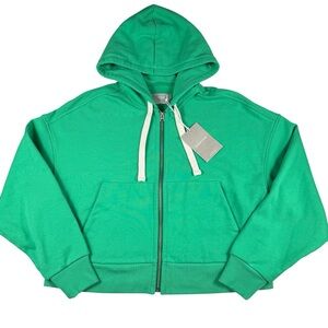 Everlane Track Organic Cotton Full Zip Hoodie, S, NWT